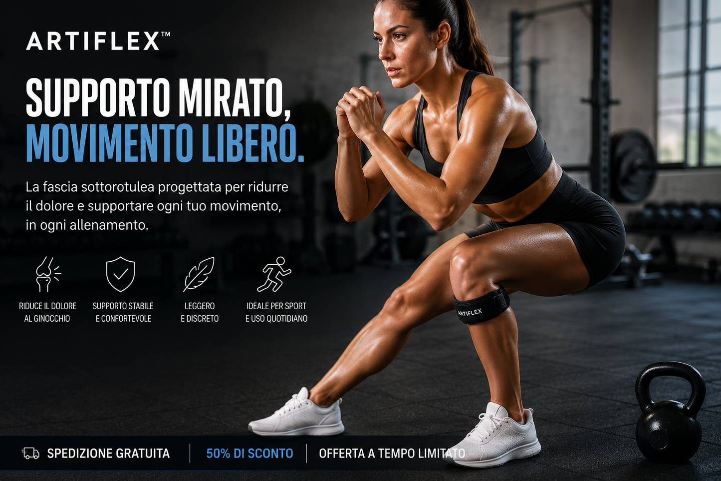 Artiflex™ | Fascia di Supporto per Ginocchio